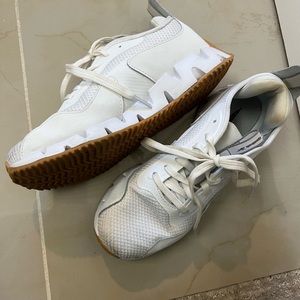 White Reebok sneakers